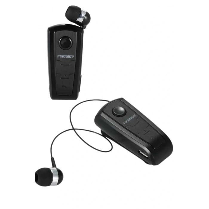 Makaralı Bluetooth Kulakiçi Yaka Kulaklığı Kablosuz Kulaklık