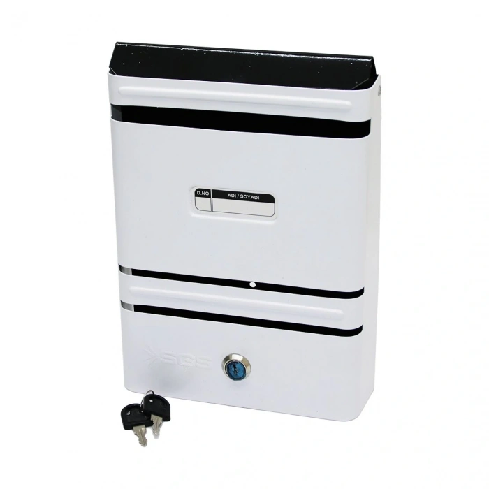 METAL BEYAZ POSTA KUTUSU 27x19 cm (5047)