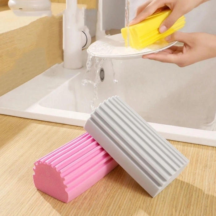 Nemli Silgi Süngeri Banyo,Mutfak ve Araba İçin Temizlik Süngeri (5047)