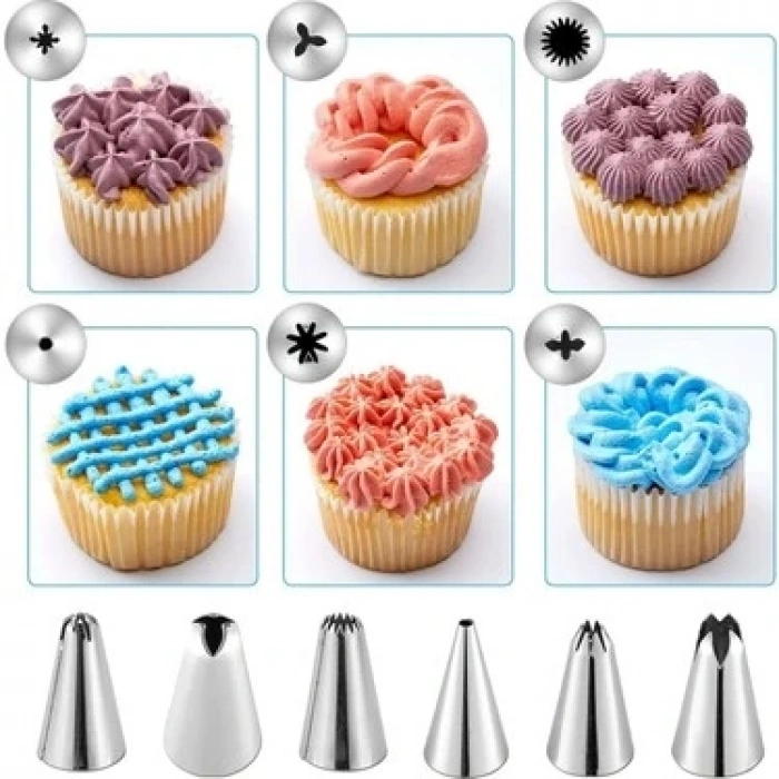 Pasta Krema Torbası Ucu 6 Lı (0177)