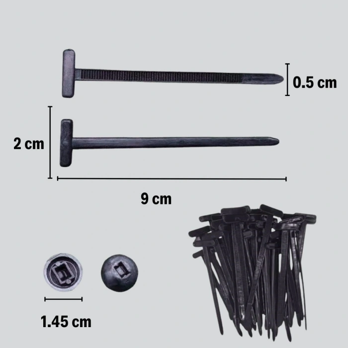 Plastik Bağlantı Elemanları 30lu Set (5047)