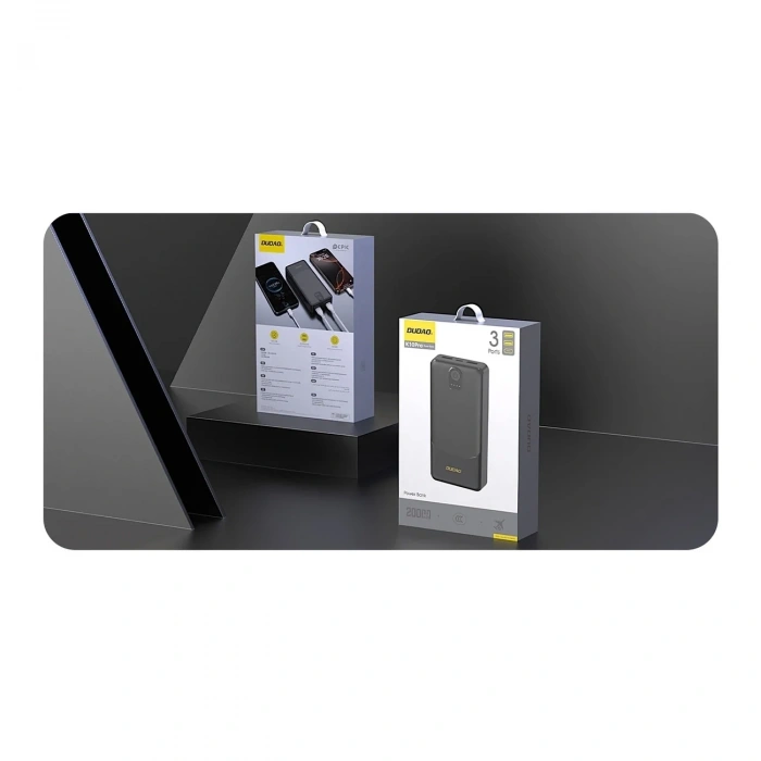 Powerbank Dudao K10Pro 2.4A 20000mAh 2 x USB-A - Siyah (5047)