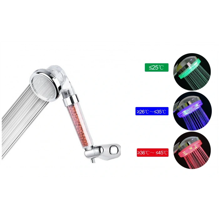 Renk Değiştiren Led Işıklı Duş Başlığı (5047)
