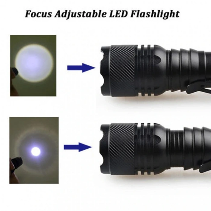 Şarjlı Mini Led El Feneri Cree Led 500 Lumens (5047)