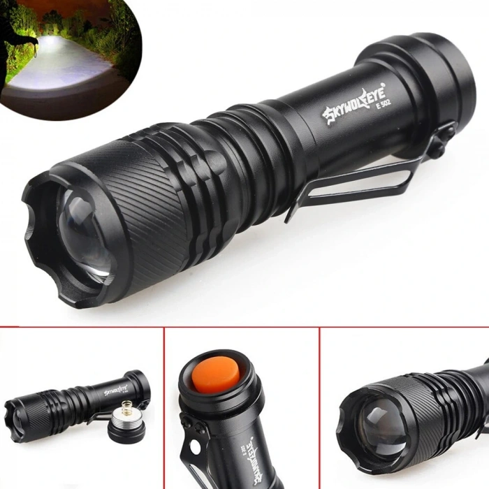 Şarjlı Mini Led El Feneri Cree Led 500 Lumens (5047)