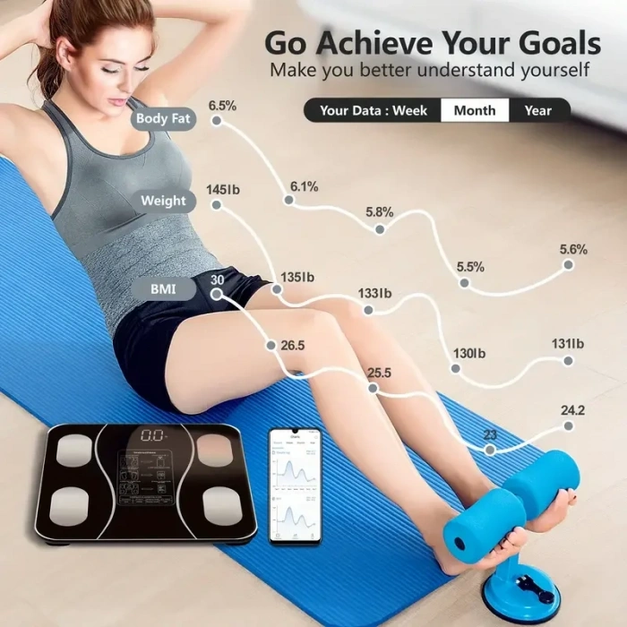 Siyah Akıllı Dijital Baskül FS-550 (5047)