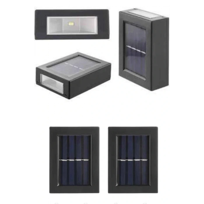 Solar Güneş Enerjili Çift Taraflı Duvar Lambası Çift Taraflı Duvar Lamba Güneş Enerjili