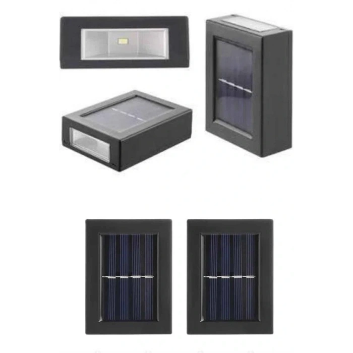 Solar Güneş Enerjili Çift Taraflı Duvar Lambası Çift Taraflı Duvar Lamba Güneş Enerjili