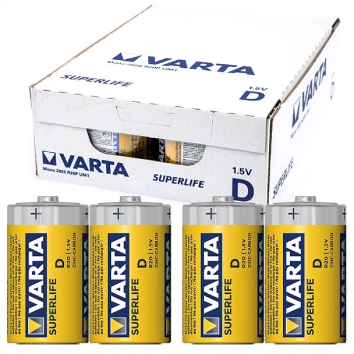 Superlife Çinko Büyük D Boy Pil 24lü Paket