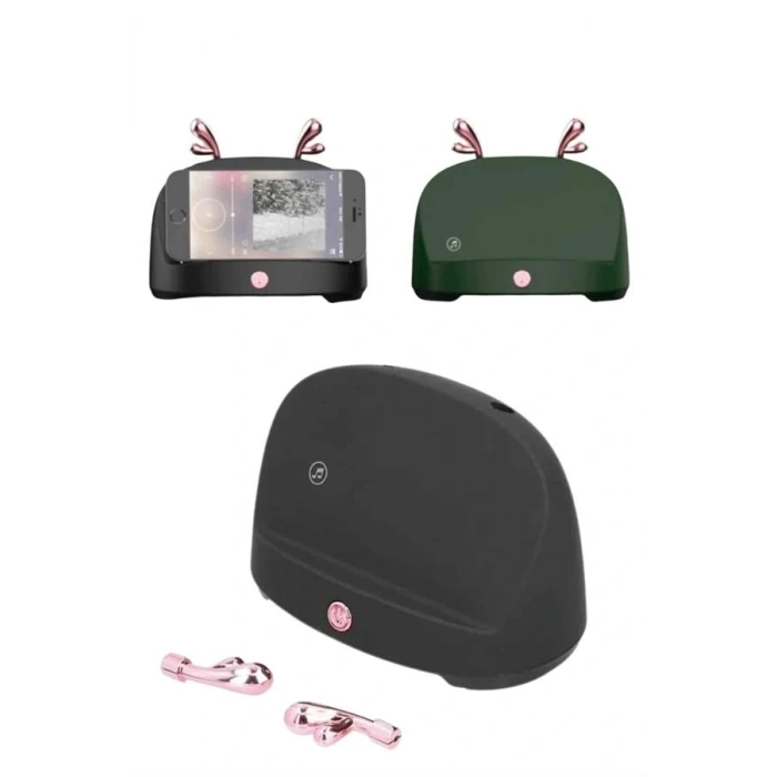 Telefon Tutucu Bluetooth Hoparlör Geyikli Renkli Uzun Ömürlü