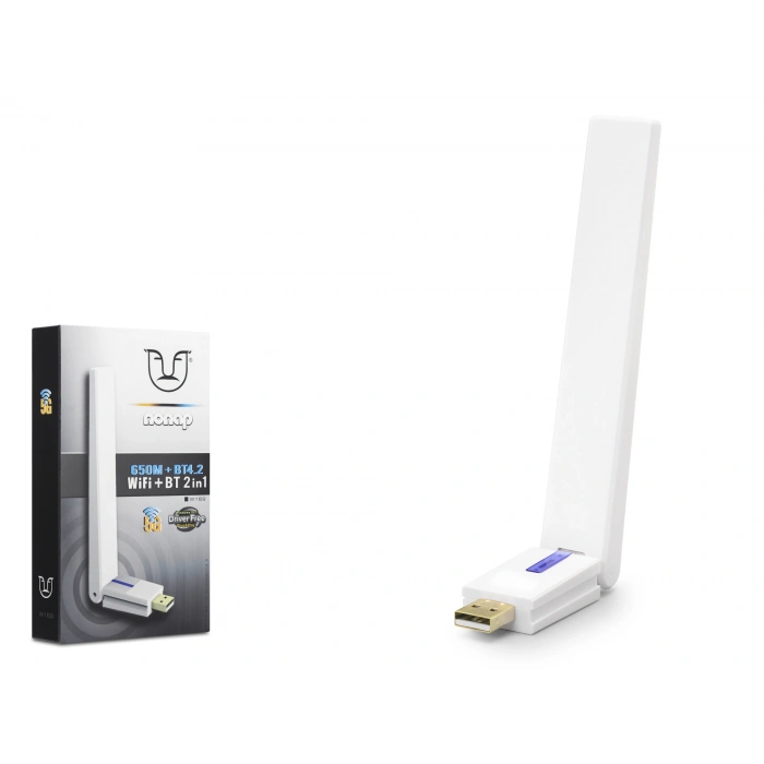Usb Wifi + Bluetooth Adaptör Ac650 Dual Band W169