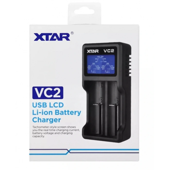 VC2 İkili Li-ion Pil Şarj Cihazı