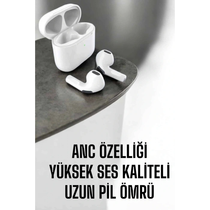 Yeni Nesil Pro Bluetooth Kulaklık Uzun Pil Ömrü Beyaz
