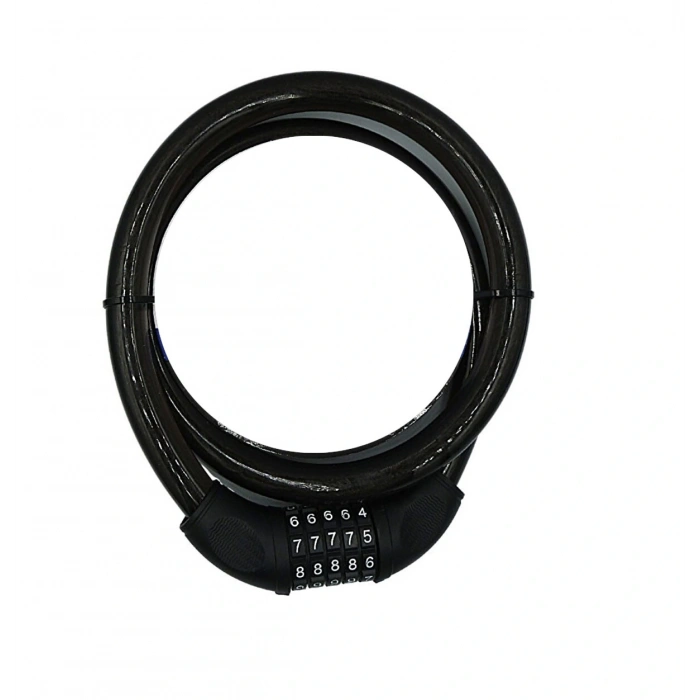 YM-747 120cm 20mm 5 Şifreli Siyah Motorsiklet Kilidi