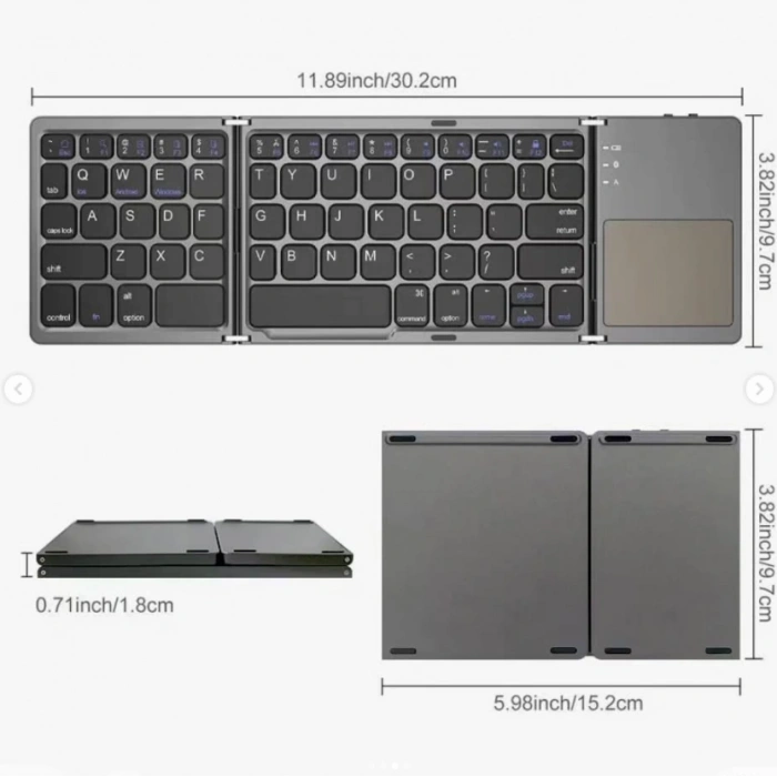 ZR443 B033 Katlanabilir Klavye