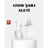 120W Type-C Hızlı Şarj Adaptörü – Akıllı Koruma ve Turbo Güç Desteği