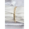 14K Gold Renk Kaplama Kalp Model CM Kadın Bileklik