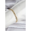 14K Gold Renk Kaplama Zincir Model CM Kadın Bileklik