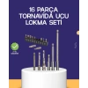 16 Parça Bits ve Adaptör Seti Vidalama Tamir Bakım Seti