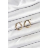 316L Çelik Gold Renk 12 mm Halka Kadın Küpe