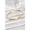 316L Çelik Gold Renk 65 mm İnce Kadın Kelepçe Bileklik