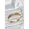316L Çelik Gold Renk Vintage Kadın Kelepçe Bileklik