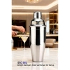 350 ml Inox Shaker - Kokteyl Karıştırma Kabı  Süzgeçli Bar Shaker Paslanmaz Çelik