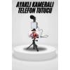 Akıllı Telefon Vlog Kiti Tripod Mini Mikrofonlu Telefon Tutucu