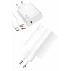 Beyaz Ultra Plus Hızlı Şarj Seti Şarj Adaptörü ve Kablosu 67W