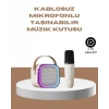 Bluetooth Karaoke Mikrofon ve Hoparlör Seti Taşınabilir