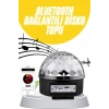 Disko Topu Renkli Işıklı Lazer Parti Bluetooth Bağlantılı Led Küre