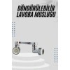 Dönebilen Musluk Başlığı Akrobat Mutfak Banyo Musluk Ucu Başlığı Oynar Başlıklı