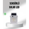 Güneş Enerjili Dış Mekan Sensörlü Duvar Lambası IP65 Su Geçirmez