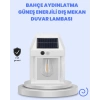 IP65 Su Geçirmez Güneş Paneli Dış Mekan Lamba