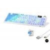 Kablosuz Mekanik Gaming Klavye Rgb Blue Switch 95 Tuş - Mavi Beyaz MF1705M