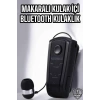 Makaralı Bluetooth Kulaklık Çağrı Cevaplama Kablolu Uzun Pil Ömrü