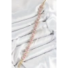 Pirinç Pembe Zirkon Taşlı Daire Baget Model Gold Renk VIP Seri Kadın Bileklik