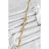 Pirinç Zirkon Taşlı Yonca Model Gold Renk Kadın Bileklik