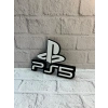 PlayStation 5 Logo Duvar Dekoru Minimal Tasarım 16×12 cm