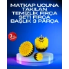 Profesyonel Matkap Ucu Temizlik Fırçası 3’lü Set