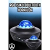 Projektör Yıldız Gece Lambası Disko Topu Bluetooth Bağlantılı Taşınabilir Şarjlı