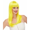 Sarı Renk Uzun Düz Parti Peruğu (5047)