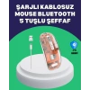 Sessiz ve Ergonomik Kablosuz Fare - 30 Gün Kullanım, 2 Modlu Bağlantı