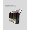 Taşınabilir Hoparlör Güneş Panelli Bluetooth USB SD FM AM SW Radyo
