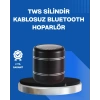 Taşınabilir Silindir Tasarım Bluetooth 5.0 Hoparlör Yüksek Bas Performanslı