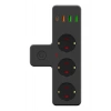 Termal Akım Korumalı 3 Adet Soket,3 Adet USB ve 1 Adet Type-C Girişli 20w Priz Model 3397 (5047)