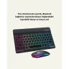 Türkçe Q Klavye Düzenli RGB Kablosuz Klavye Mouse Set