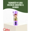 USB Şarjlı Portatif Blender 380ml Çelik 304 lı Mobil Smoothie Maker