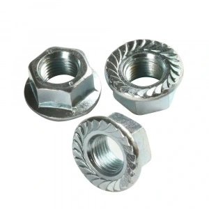 10 Adet M8 Altıköşe Flanşlı Somun