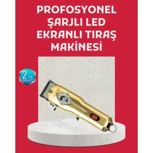 1800 mAh Bataryalı Uzun Kullanım Süreli Şarjlı Tıraş Makinesi